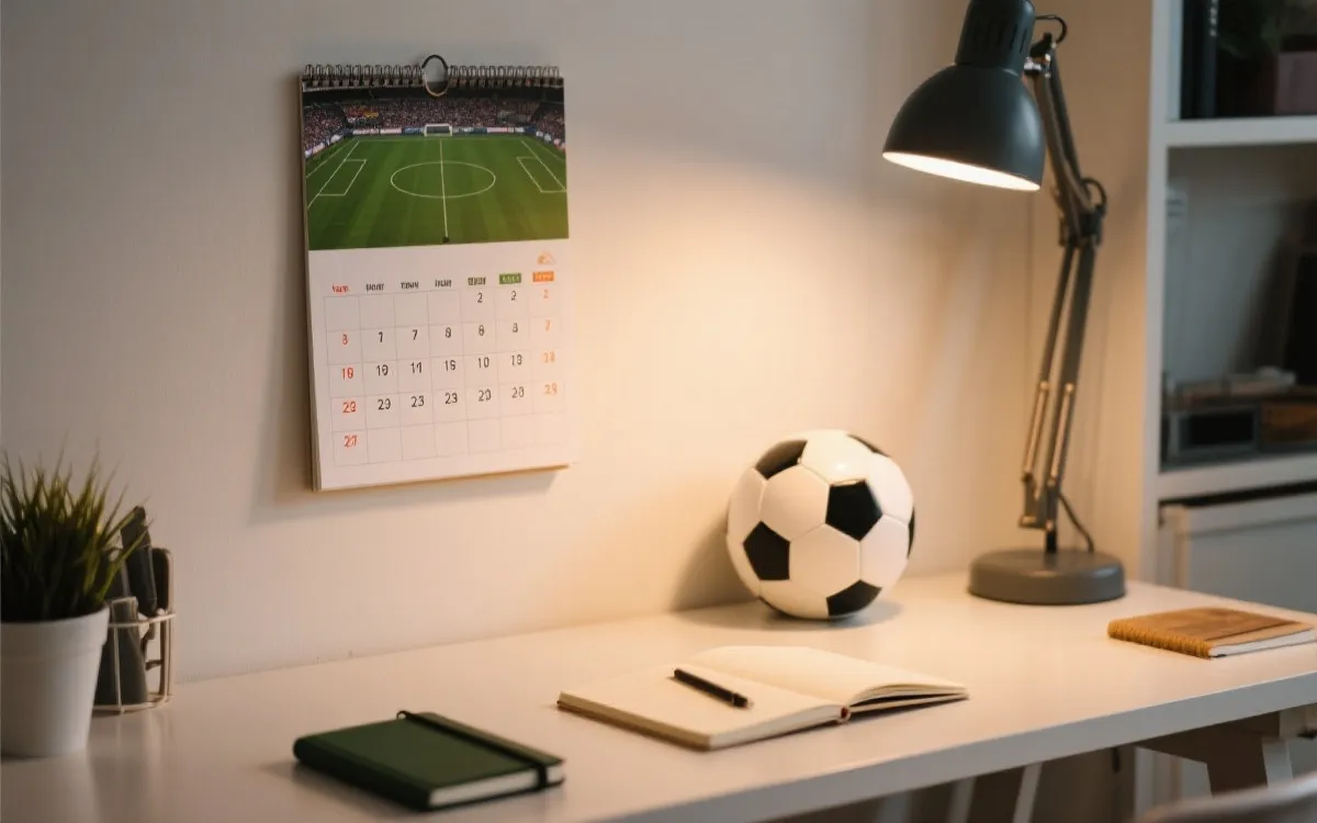 世界杯观赛旅行时间规划日历,标注门票与出行节点